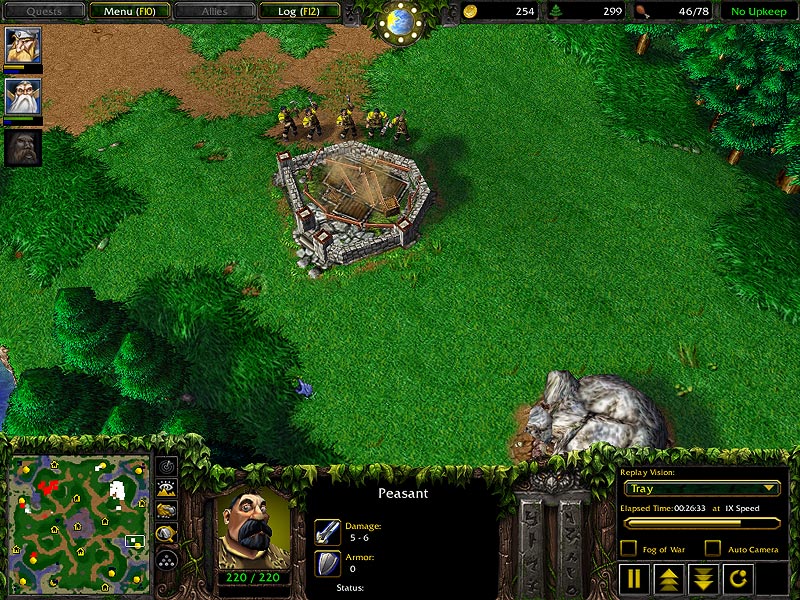 life of a peasant warcraft 3